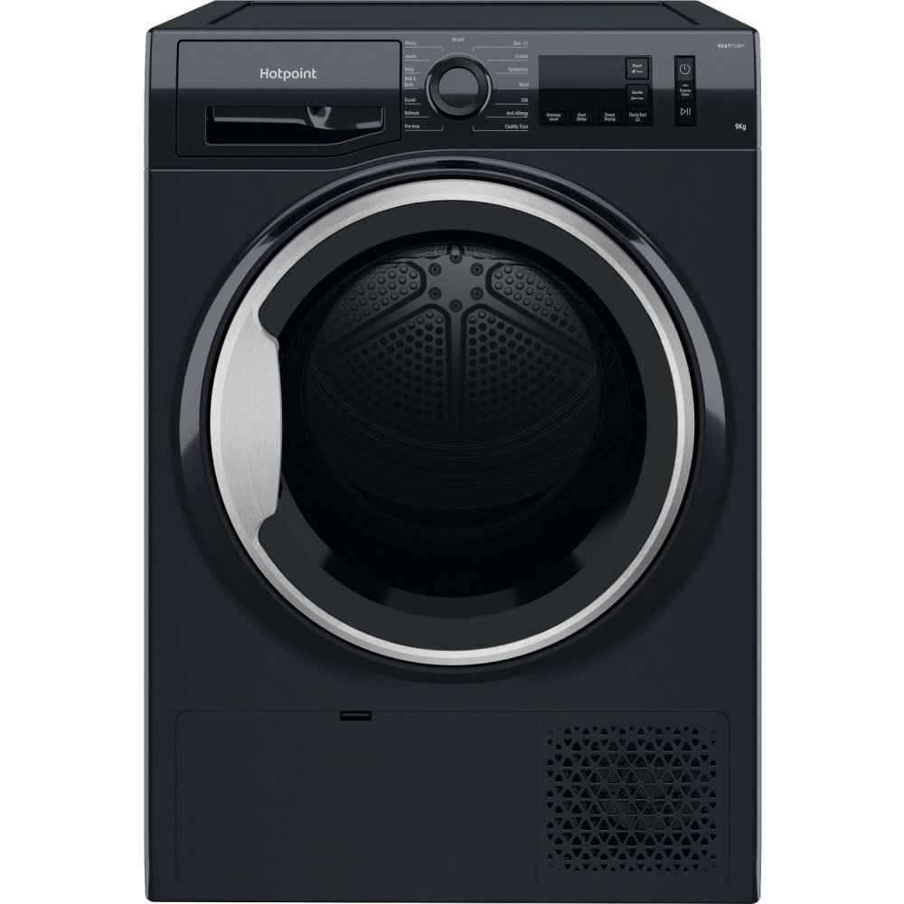 Hotpoint NTM1192BSKUK 9Kg Heat Pump Tumble Dryer - Black