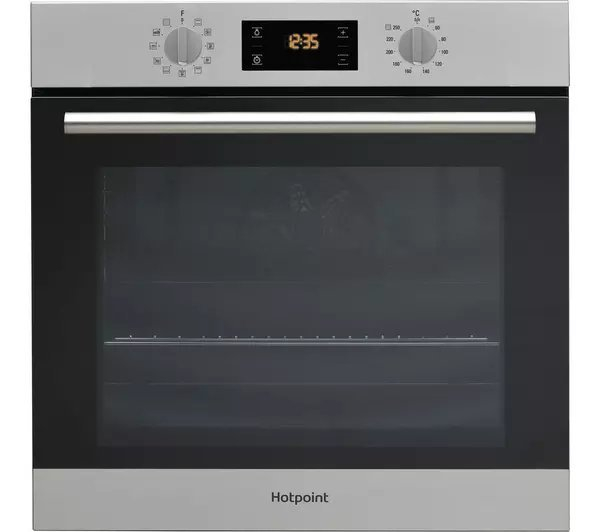 Hotpoint SA2840PIX 59.5cm Built In Electric Single Pyrolytic Oven - Stainless Steel