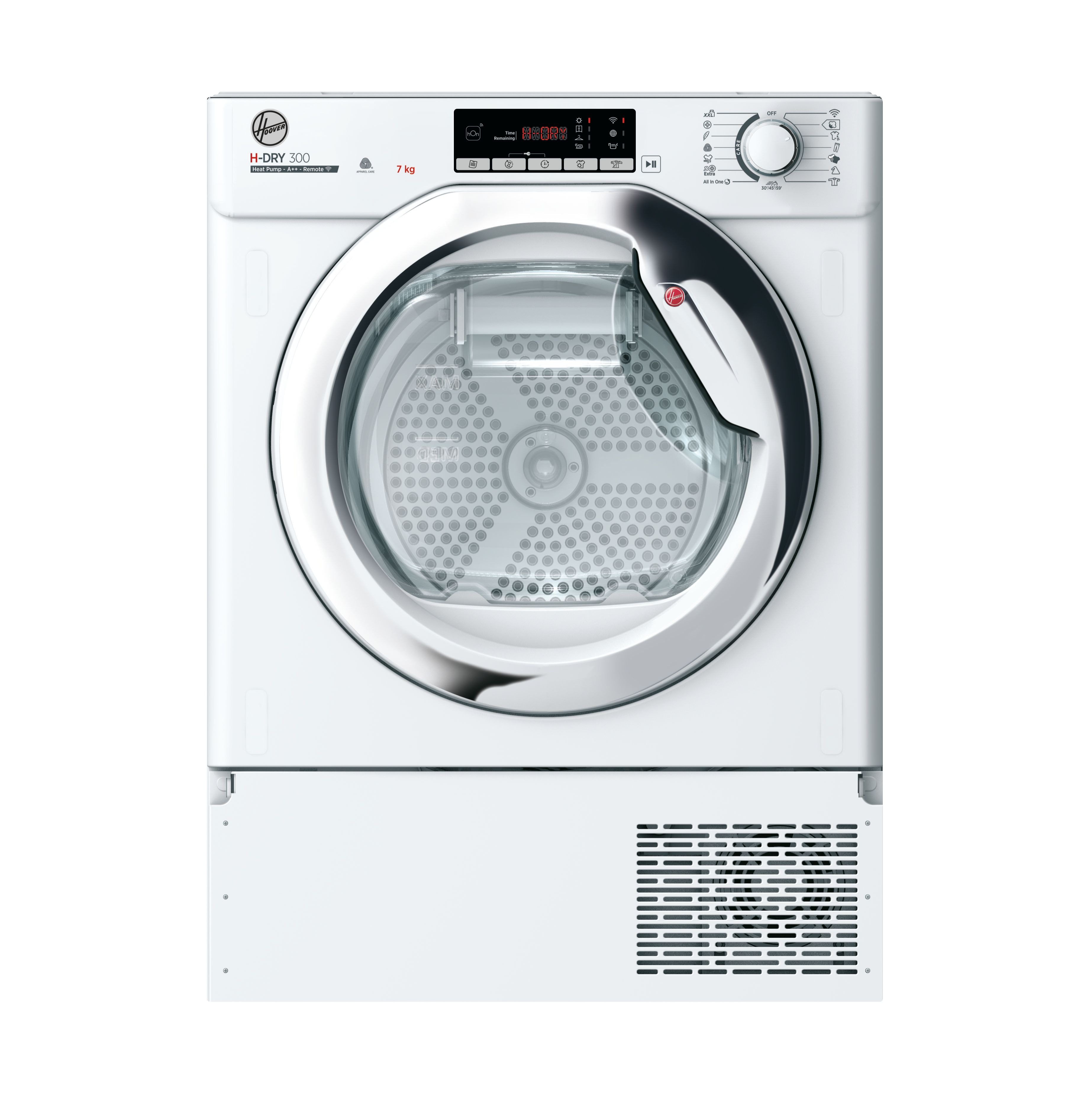 Hoover BATD H7A2TCE-80 7kg Built In Heat Pump Tumble Dryer - White