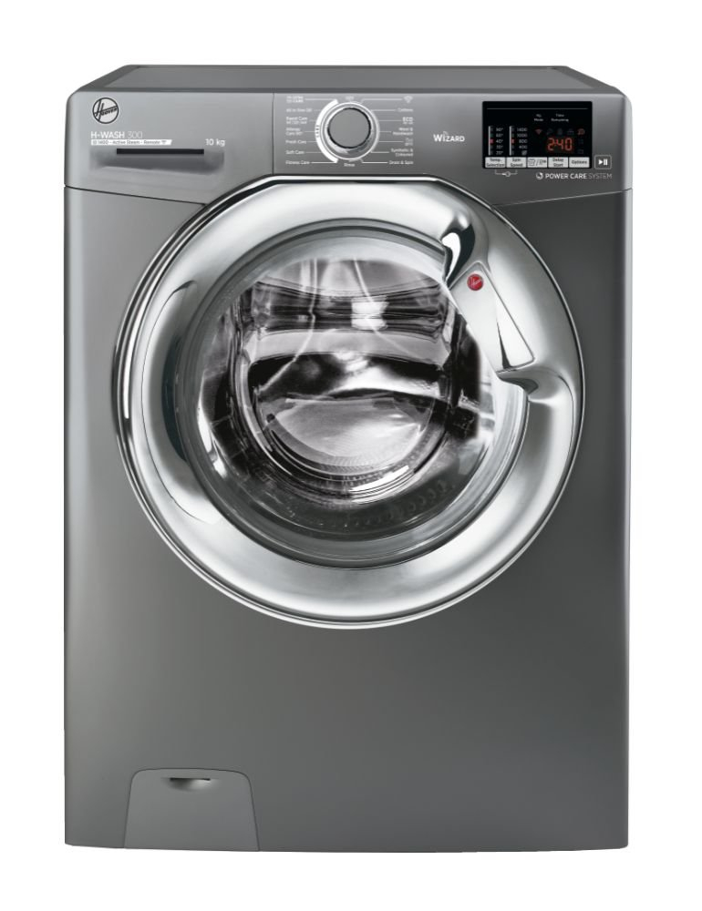 Hoover H3WS4105DACGE 10kg 1400 Spin Washing Machine - Graphite