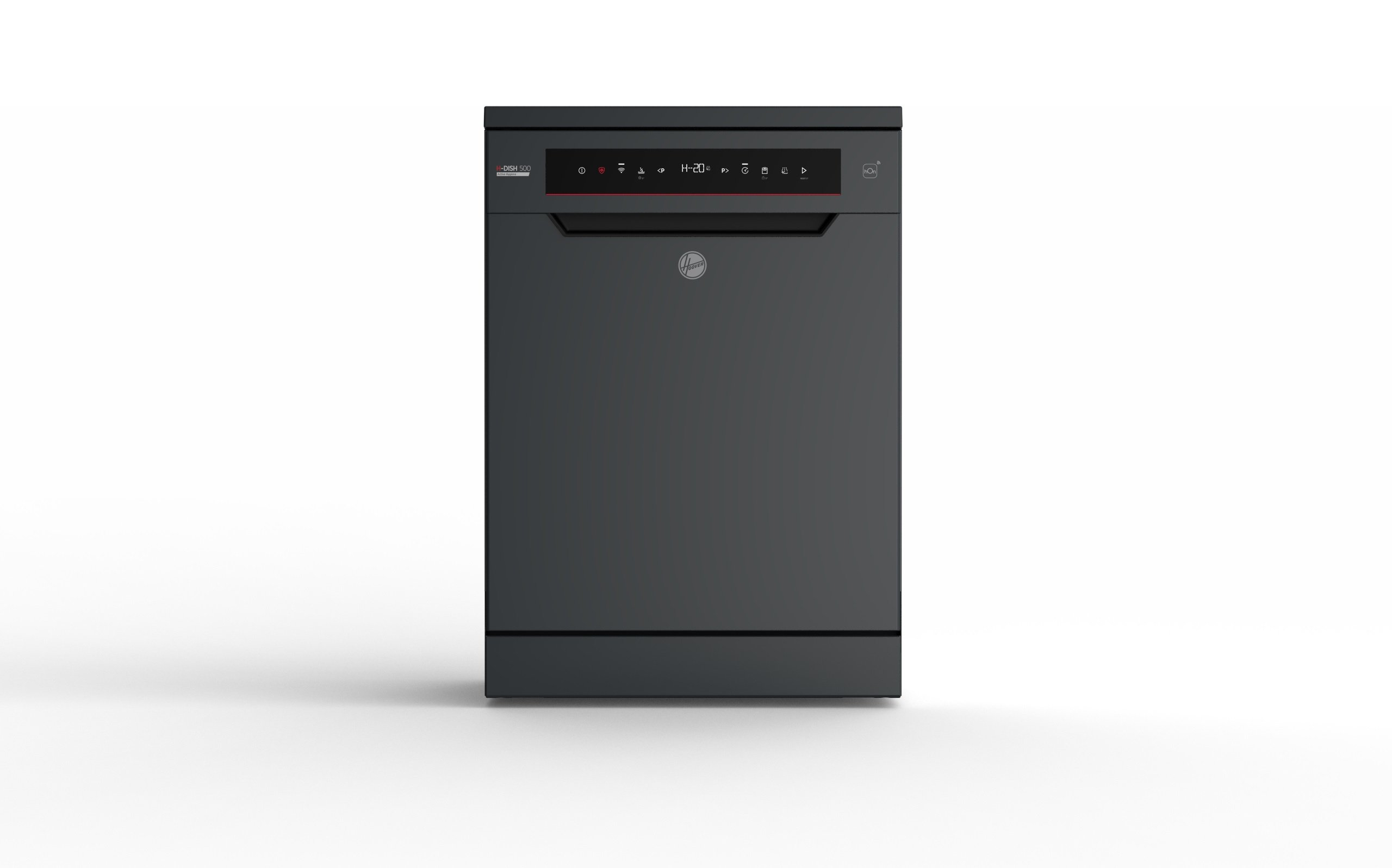 Hoover HF4C7L0A Full Size Dishwasher in Graphite - 14 Place Settings