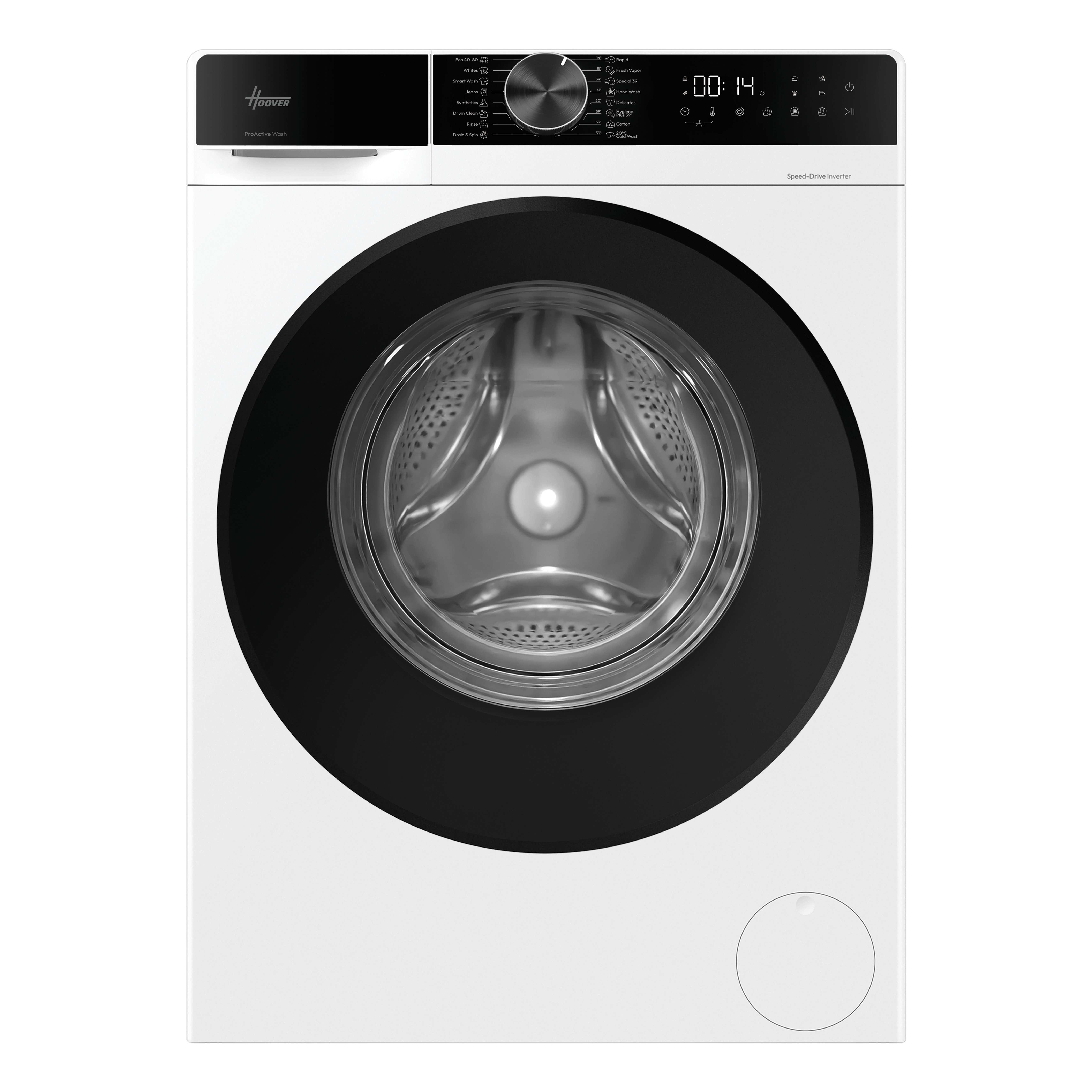 Hoover Ultra HGD 412BL10C-80  12kg, 1400 Spin Washing Machine - White