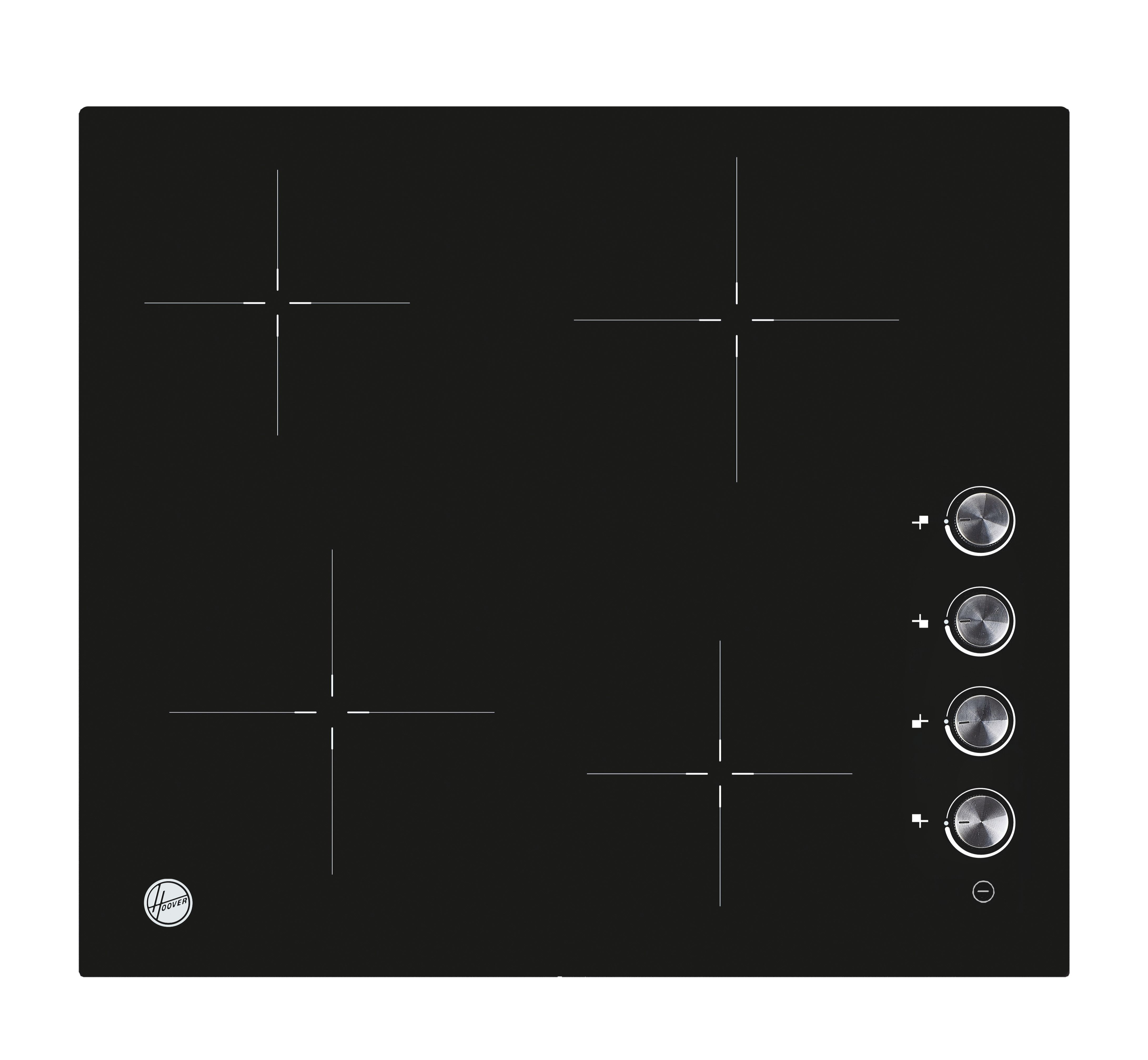 Hoover HHK46C 58cm Built In Ceramic Hob - Black
