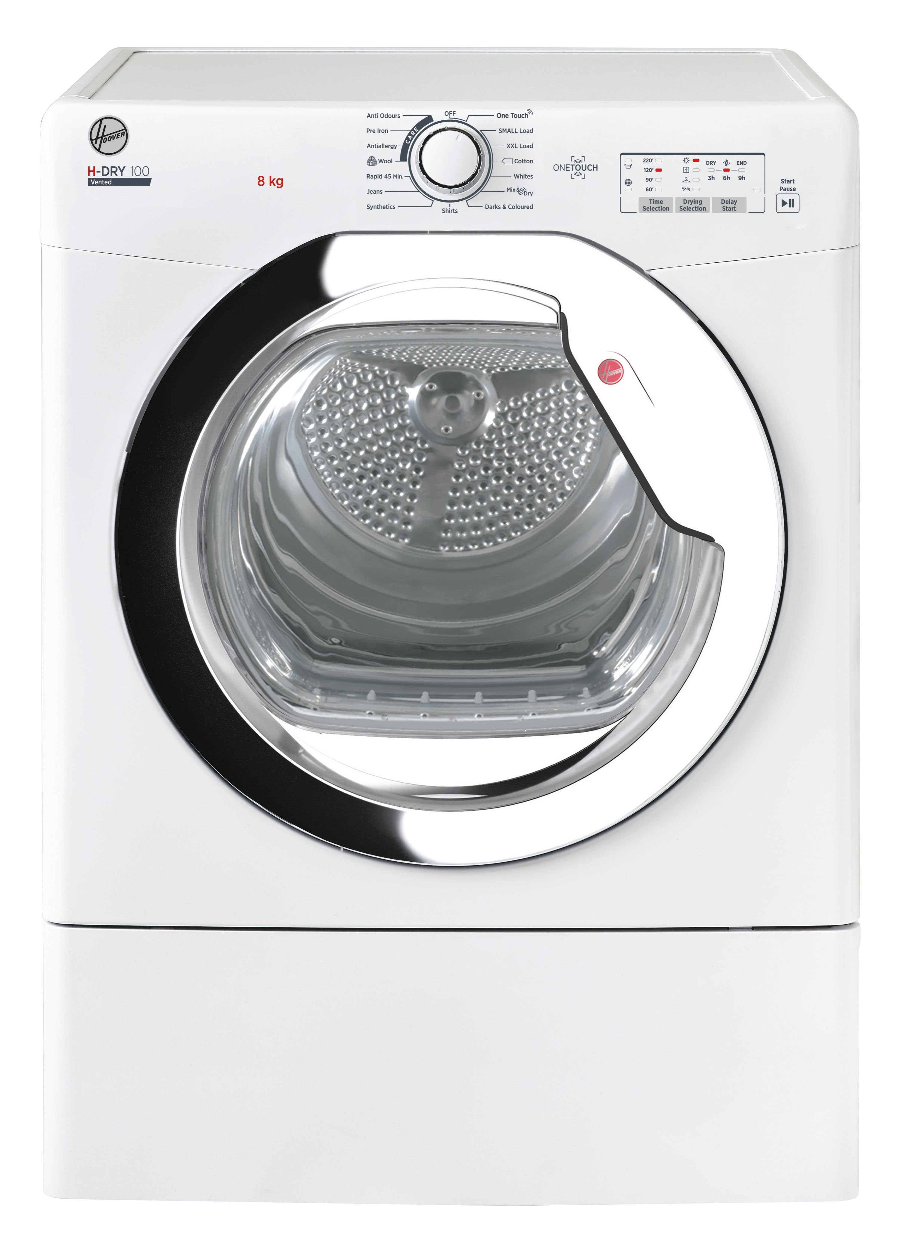 Hoover HLEV8LCG 8kg Vented Tumble Dryer - White