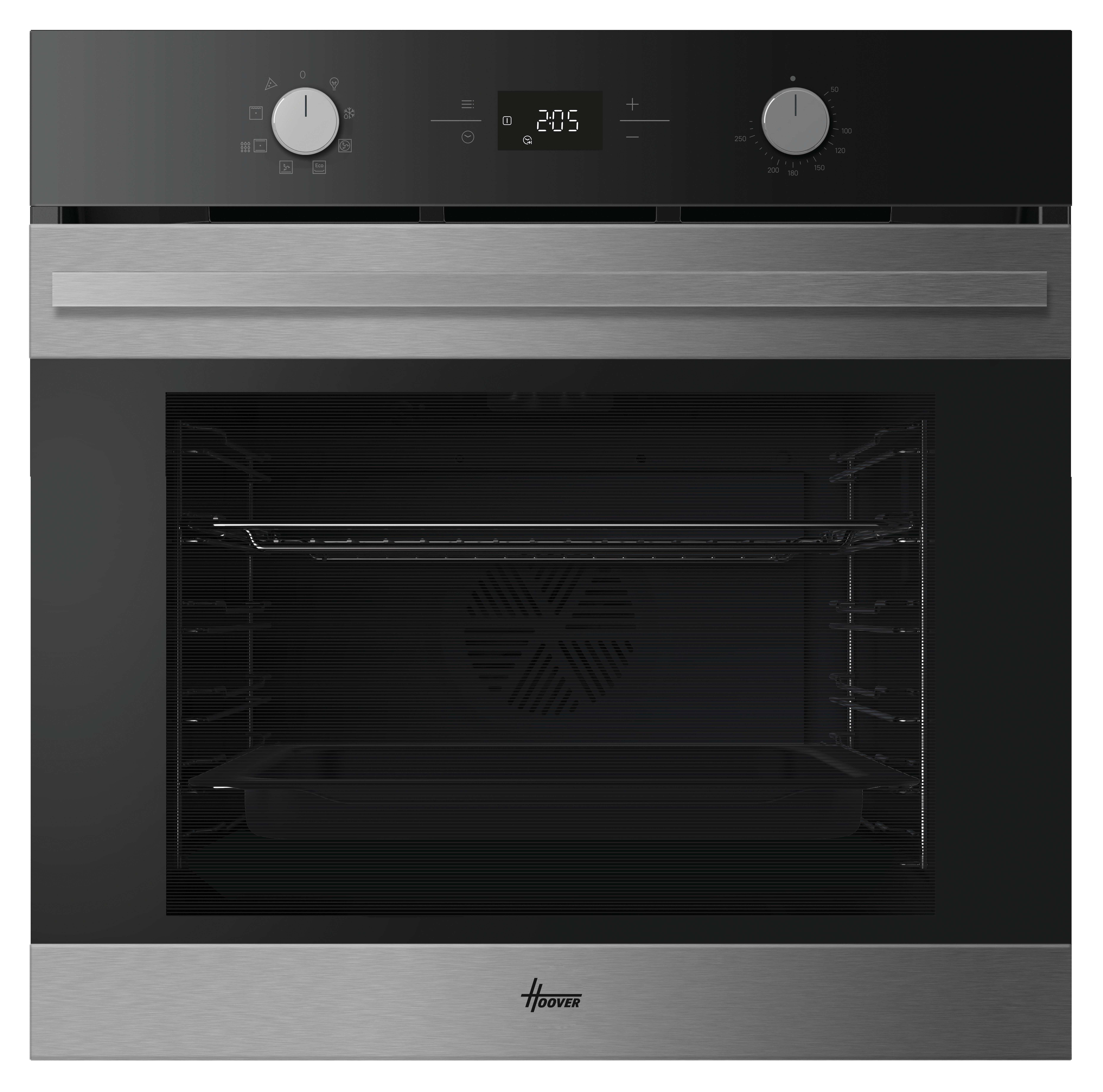 Hoover HO6 H3T1CTX Built In Electric Single Oven with Pyrolytic Cleaning - Stainless Steel