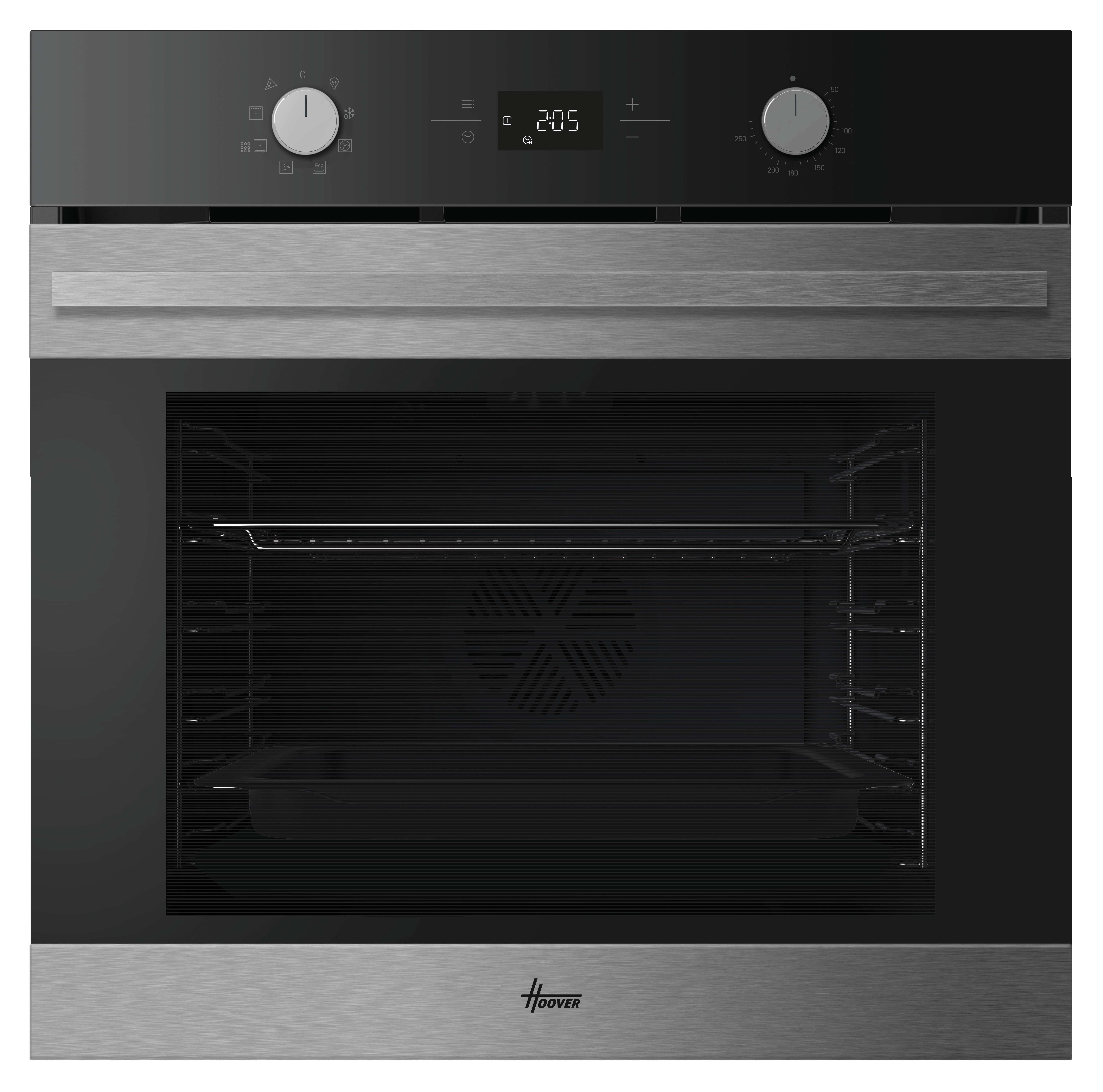 Hoover HO6 H3T1HTX 59.5 cm Built In Electric Single Oven + Hydrolytic Clean - Stainless Steel