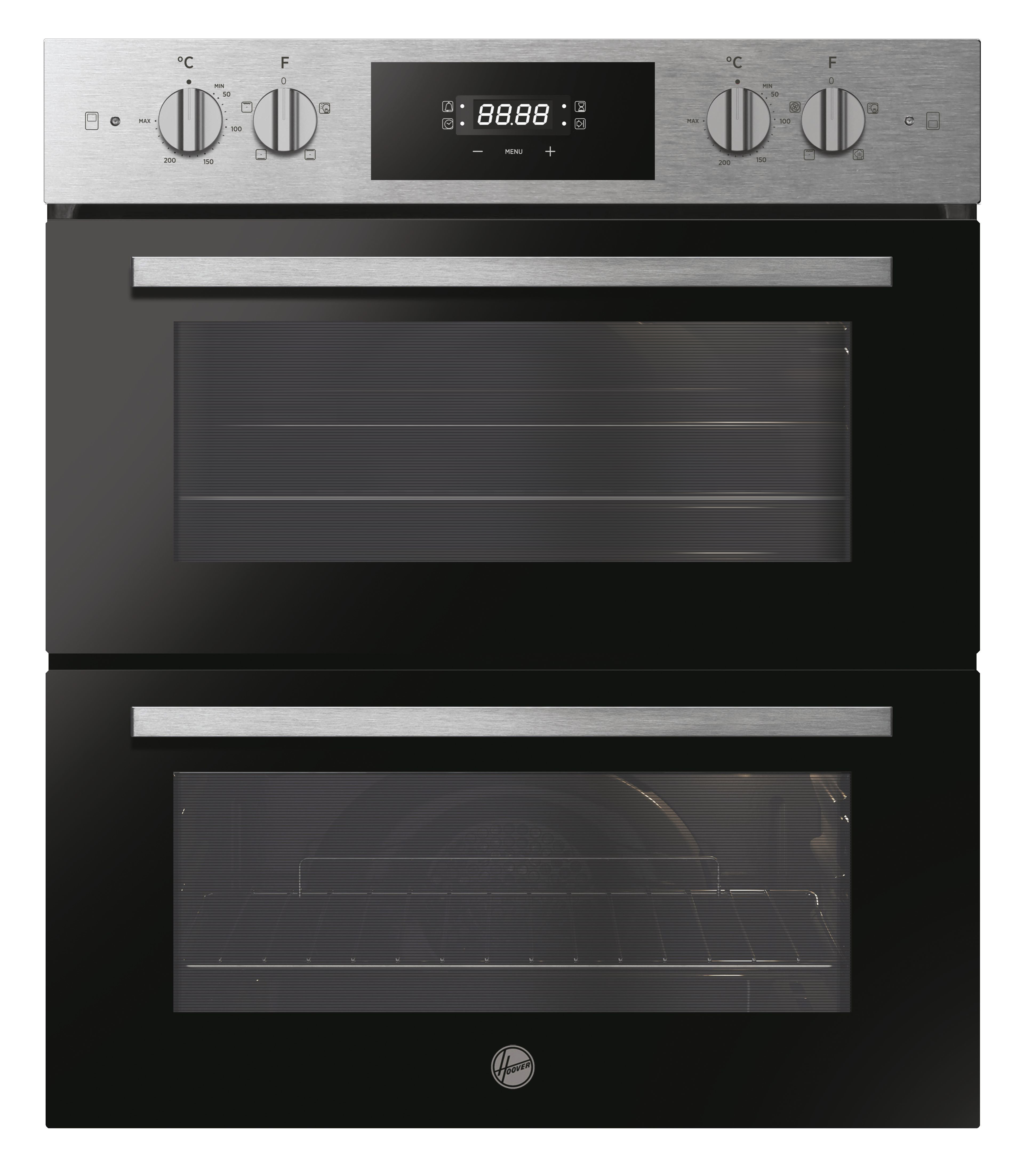 Hoover HO7DC3B308IN 59.5cm Built Under ElectricDouble Oven - Black