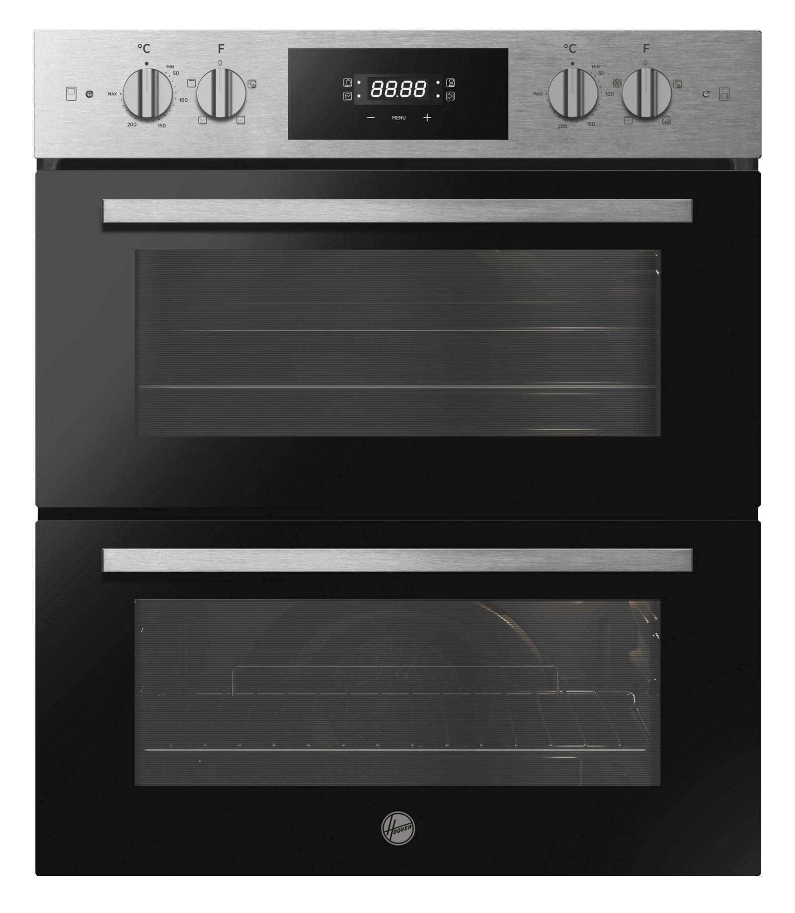 Hoover HO7DC3B308IN 59.5cm Built Under ElectricDouble Oven - Black