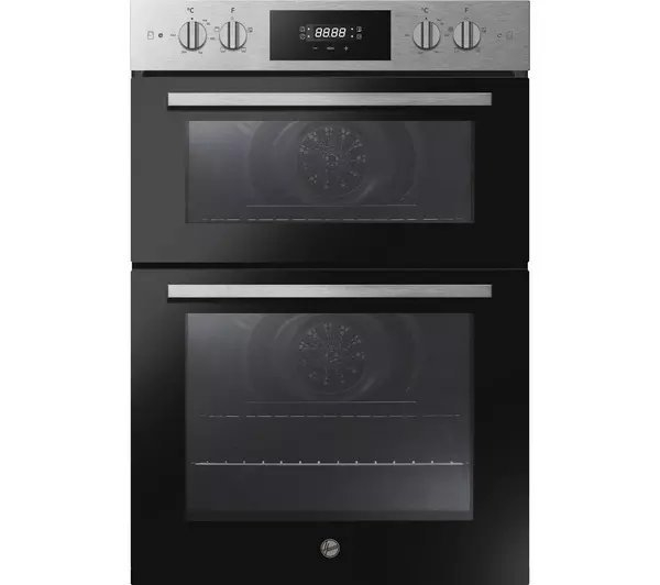 Hoover HO9DC3B308IN 59.5cm Double Oven Electric Cooker - Black