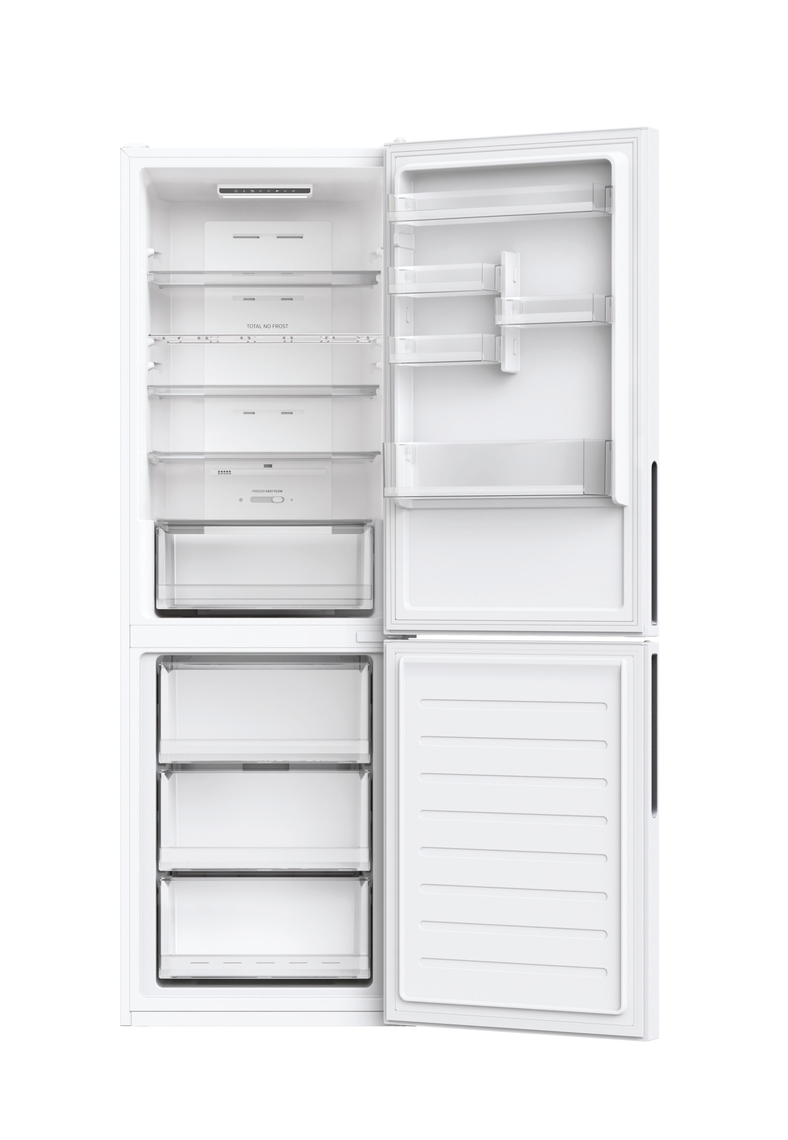 Hoover HOCE3T618EWKR 59.5cm 60/40 Frost Free Fridge Freezer - White