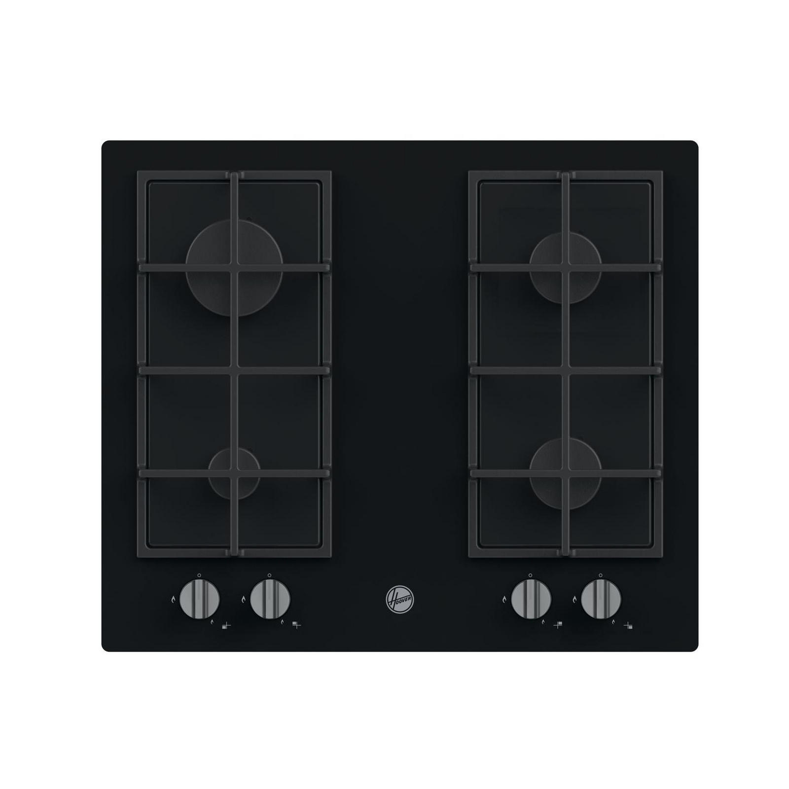 Hoover HVG6K3B 60cm Gas Hob - Black