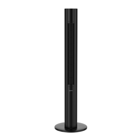 その他 FAN,MINI TOWER,BK Digital Mini Tower Fan, Oscillating, 12 Inch, Black