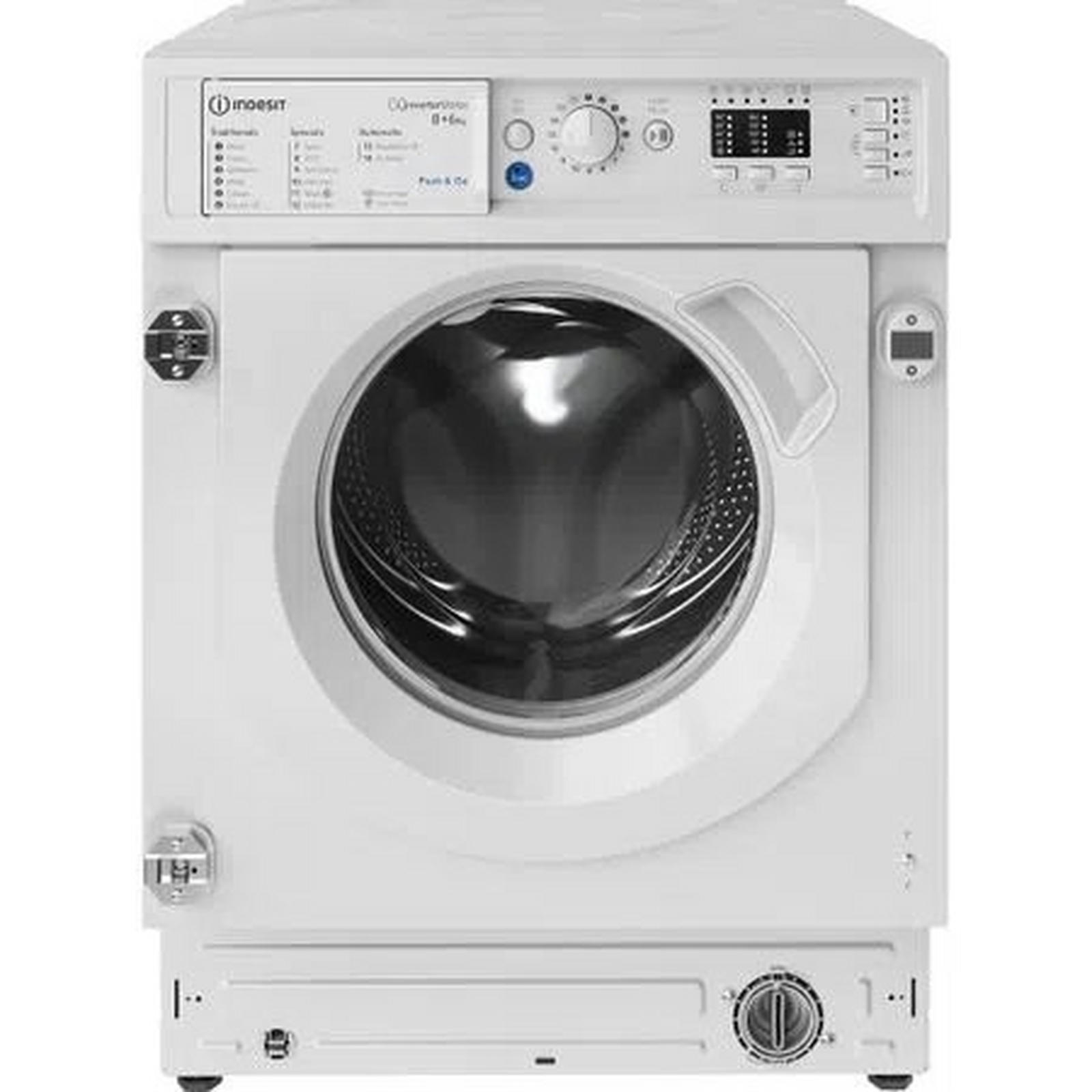 Indesit BIWDIL861284 8kg/6kg 1200 Spin Integrated Washer Dryer - White