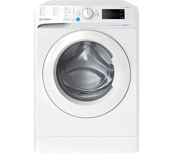 Indesit BWE101685XWUKN 10kg 1600 Spin Washing Machine - White
