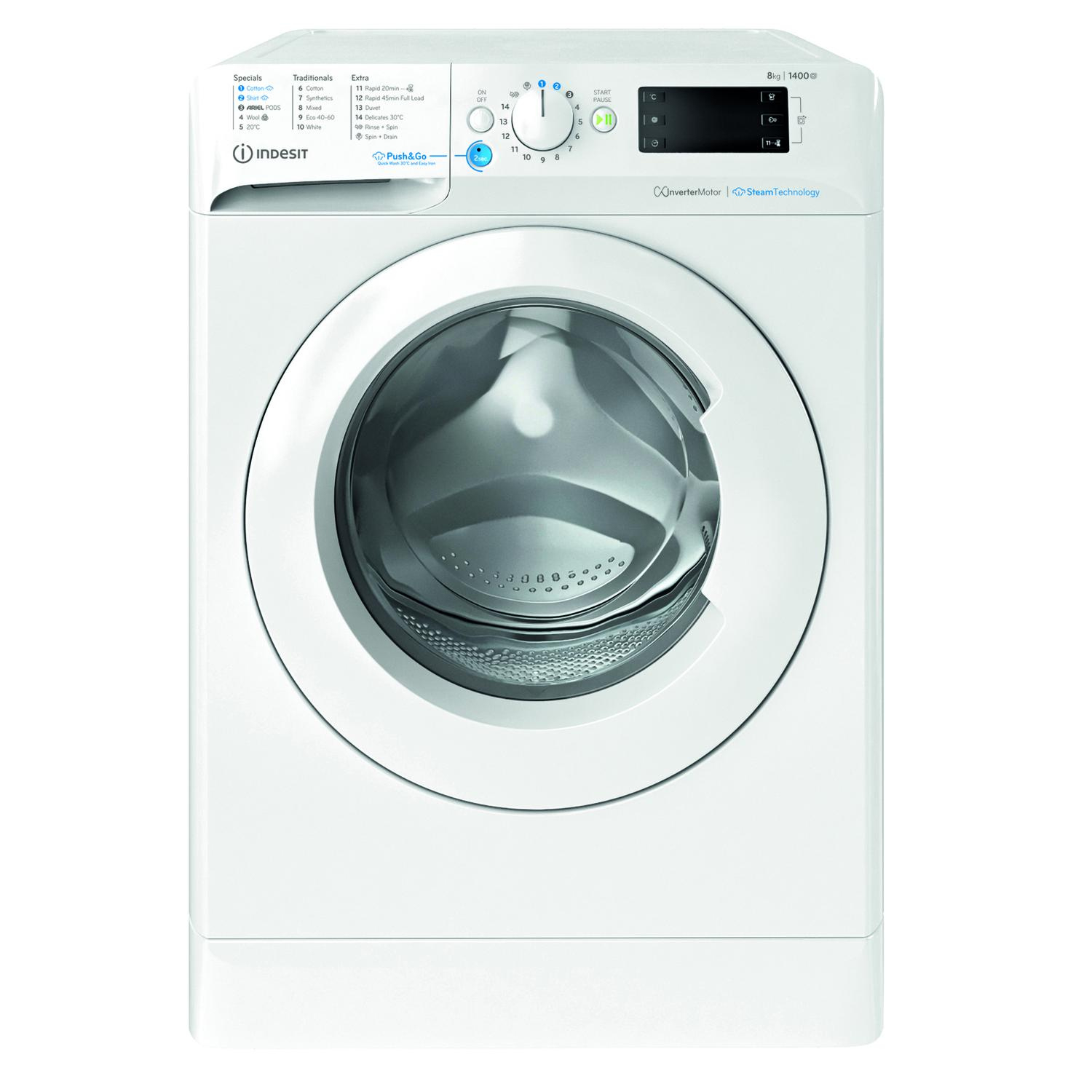 Indesit BWE81496XWVUK 8kg 1400 Spin Washing Machine - White