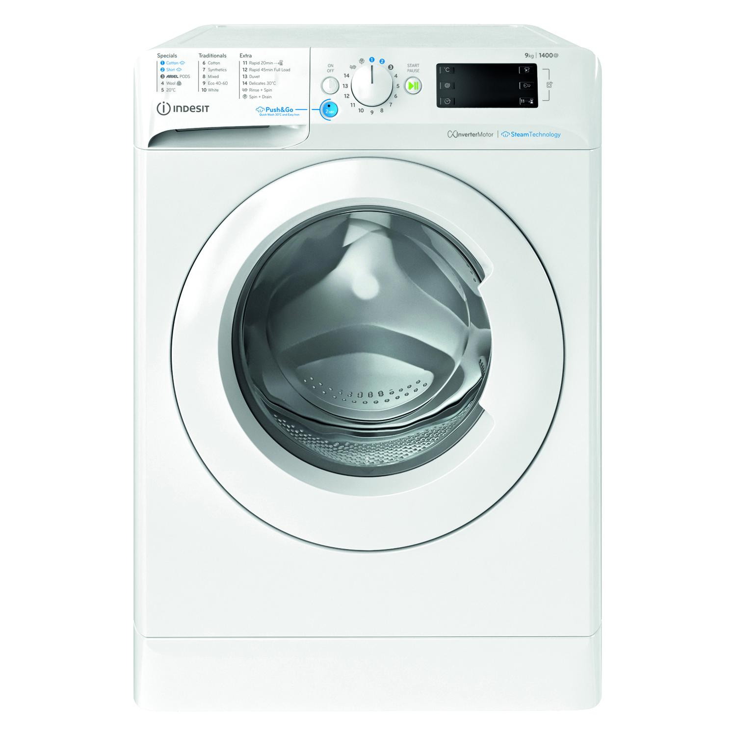 Indesit BWE91496XWVUK 9kg 1400 Spin Washing Machine - White