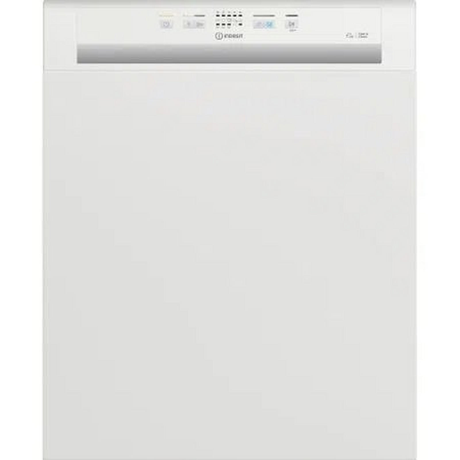 Indesit DBE2B19UK Semi-Integrated Dishwasher - 13 Place Settings - White
