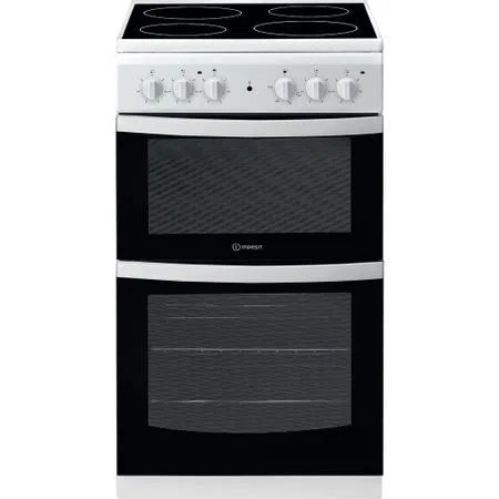 Indesit ID5V92KMW 50cm Electric Ceramic Cooker - White