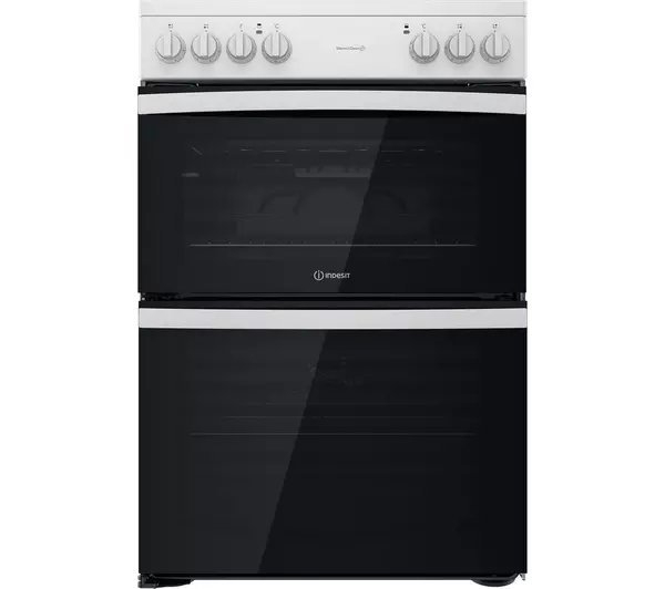 Indesit ID67V9KMWUK 60cm Electric Ceramic Cooker - White
