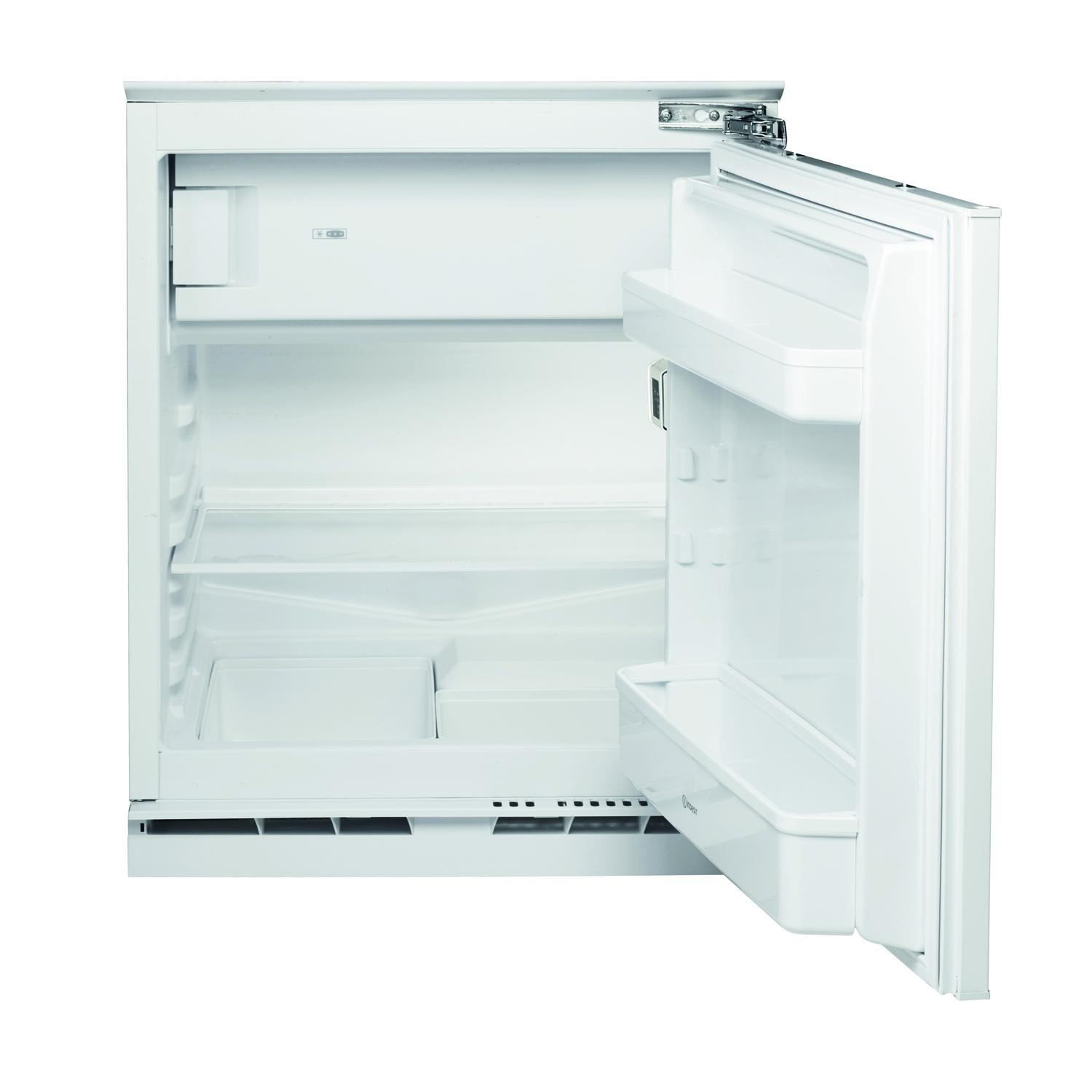 Indesit INBUF011 59.7cm Integrated Undercounter Fridge with Freezer Compartment - White