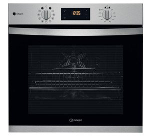 Indesit KFWS3844HIXUK 59.5cm Built In Electric Single Oven - Inox