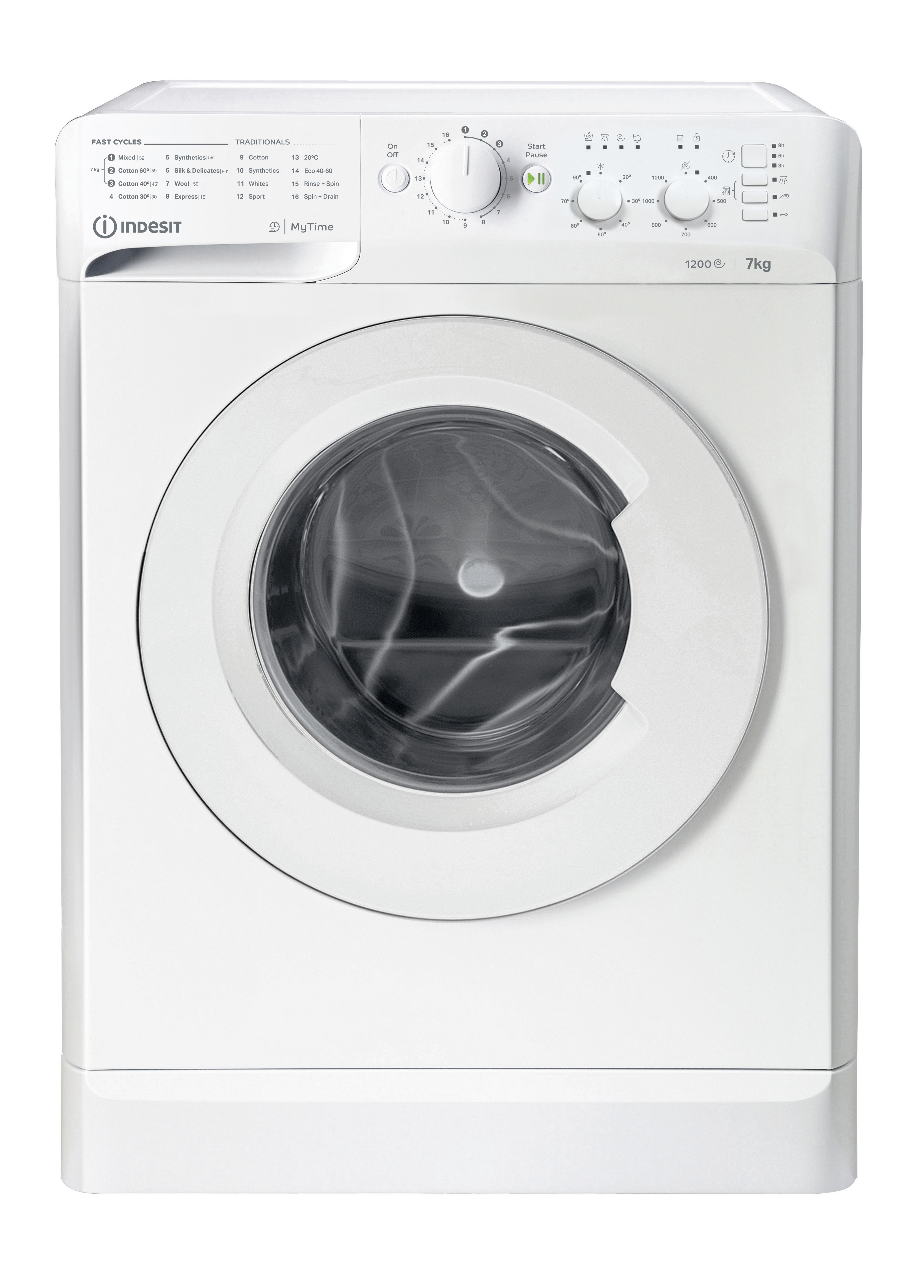 Indesit MTWC71252WUK 7kg 1200 Spin Washing Machine - White