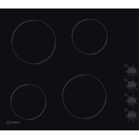 Indesit RI860C 58cm Ceramic Hob - Black
