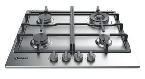 Indesit THP641WIXI 58cm Gas Hob - Inox