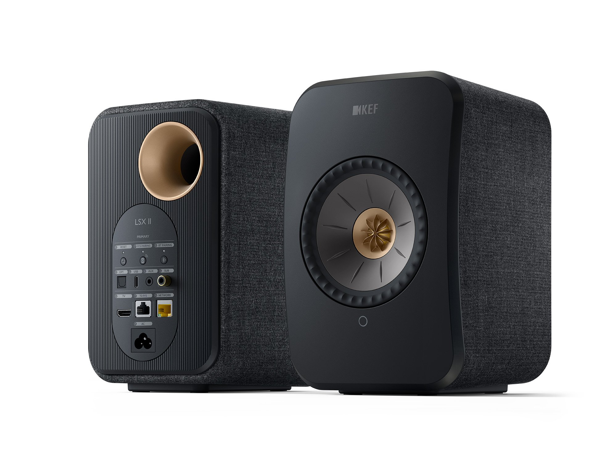 KEF SP4041BB Wireless LSX II Carbon Speaker  - Black