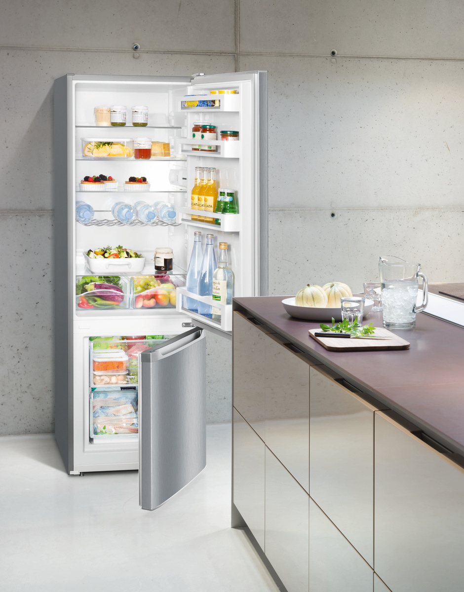 Liebherr CUELE2831 55cm 70/30 Fridge Freezer - Silver
