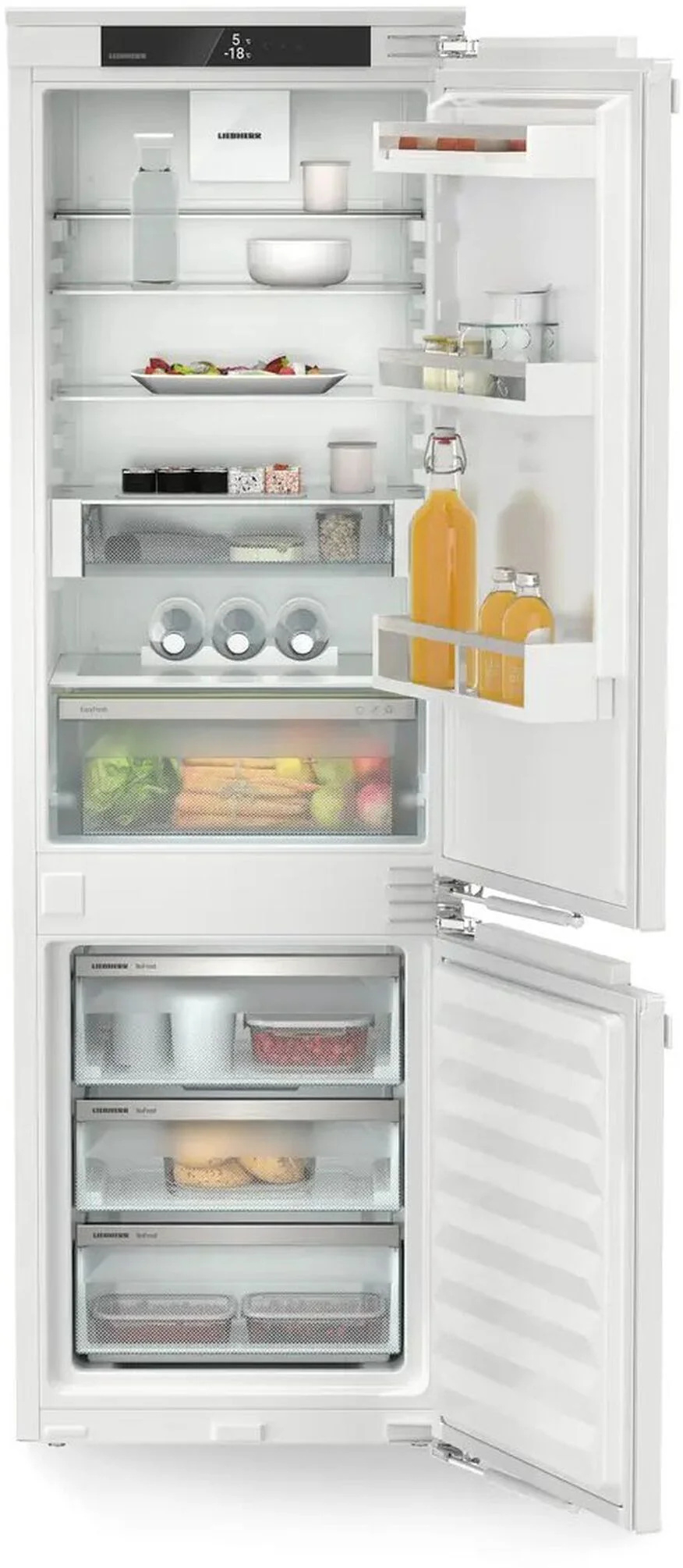 Liebherr ICNB5123 NoFrost Integrated fridge-freezer with EasyFresh
