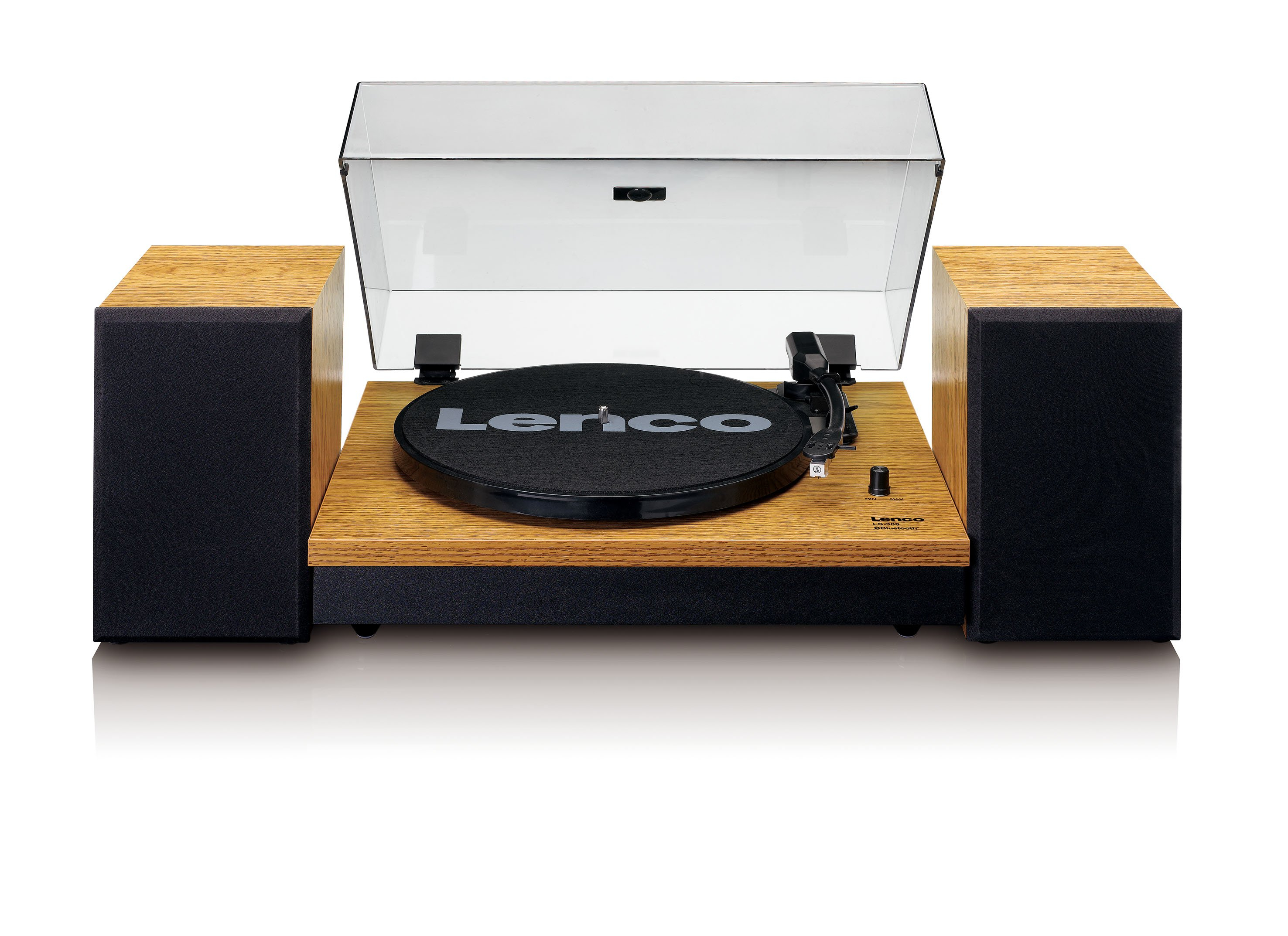 Lenco A003106 Lenco LS-300 Turntable & Hi Fi Speakers - Wood