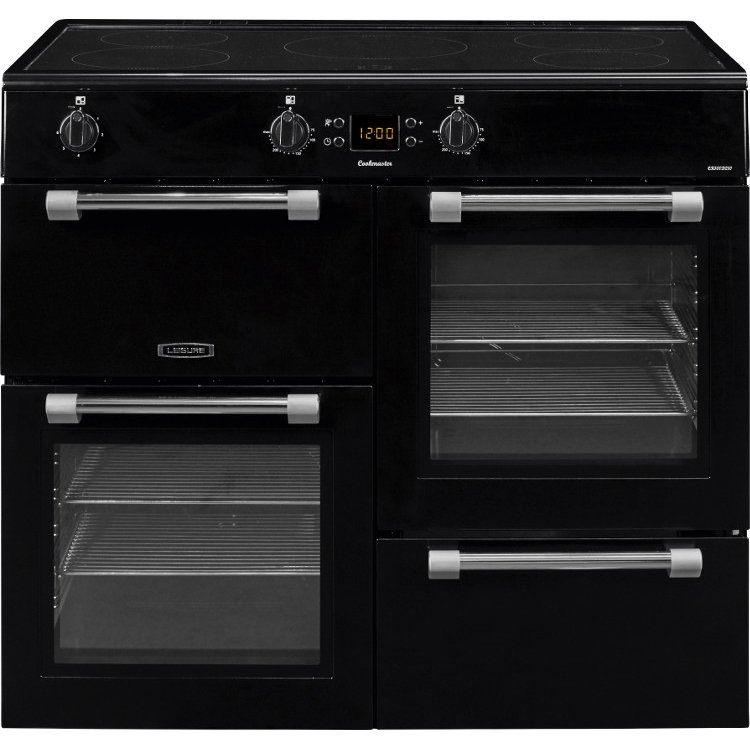 Leisure CK100D210K 100cm Induction Range Cooker with Five Zones - Black