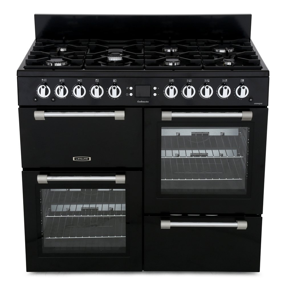 Leisure CK100G232K 100 cm Gas Range Cooker - Black