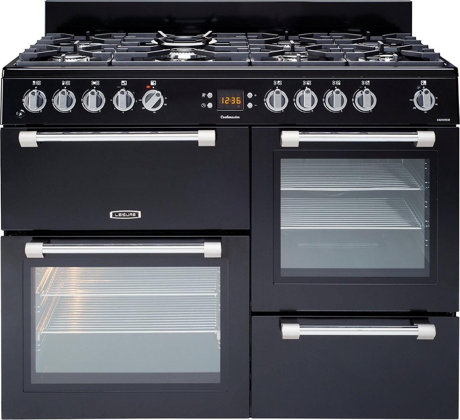 Leisure CK110F232C 110cm Dual Fuel Range Cooker with Seven Gas Burners - Cream