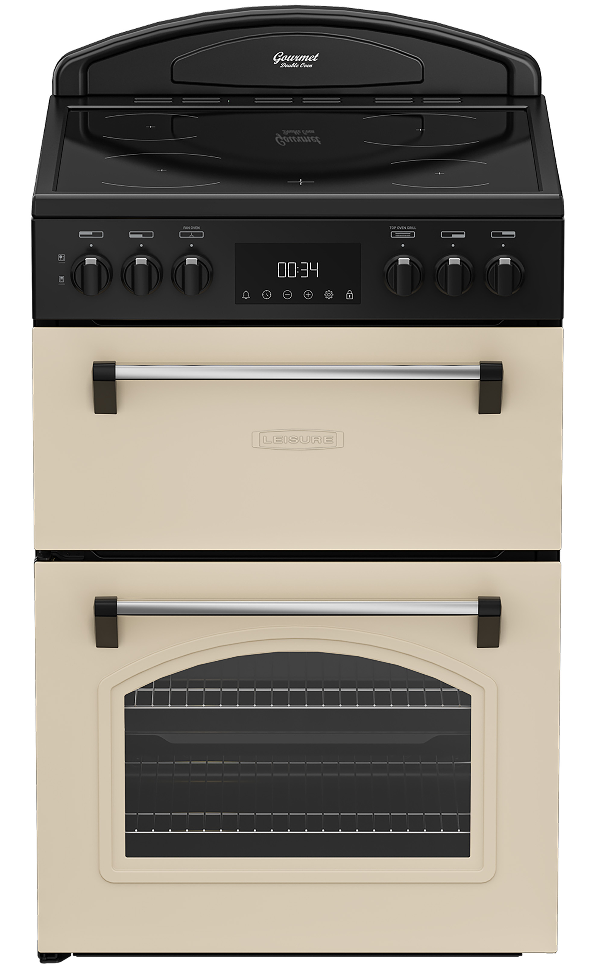 Leisure CLB60ECC 60cm Double Oven Electric Range Cooker - Cream