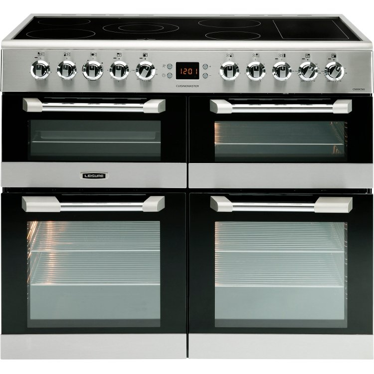 Leisure CS100C510X 100cm Electric Ceramic Range Cooker - Stainless Steel