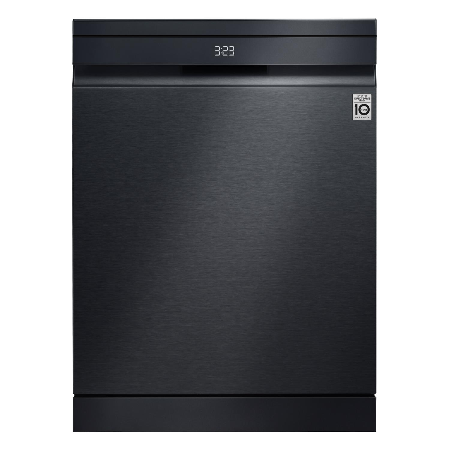 LG TrueSteam QuadWash DF587HMS WiFi Connected Full Size Dishwasher - Matte Black - 14 Place Settings