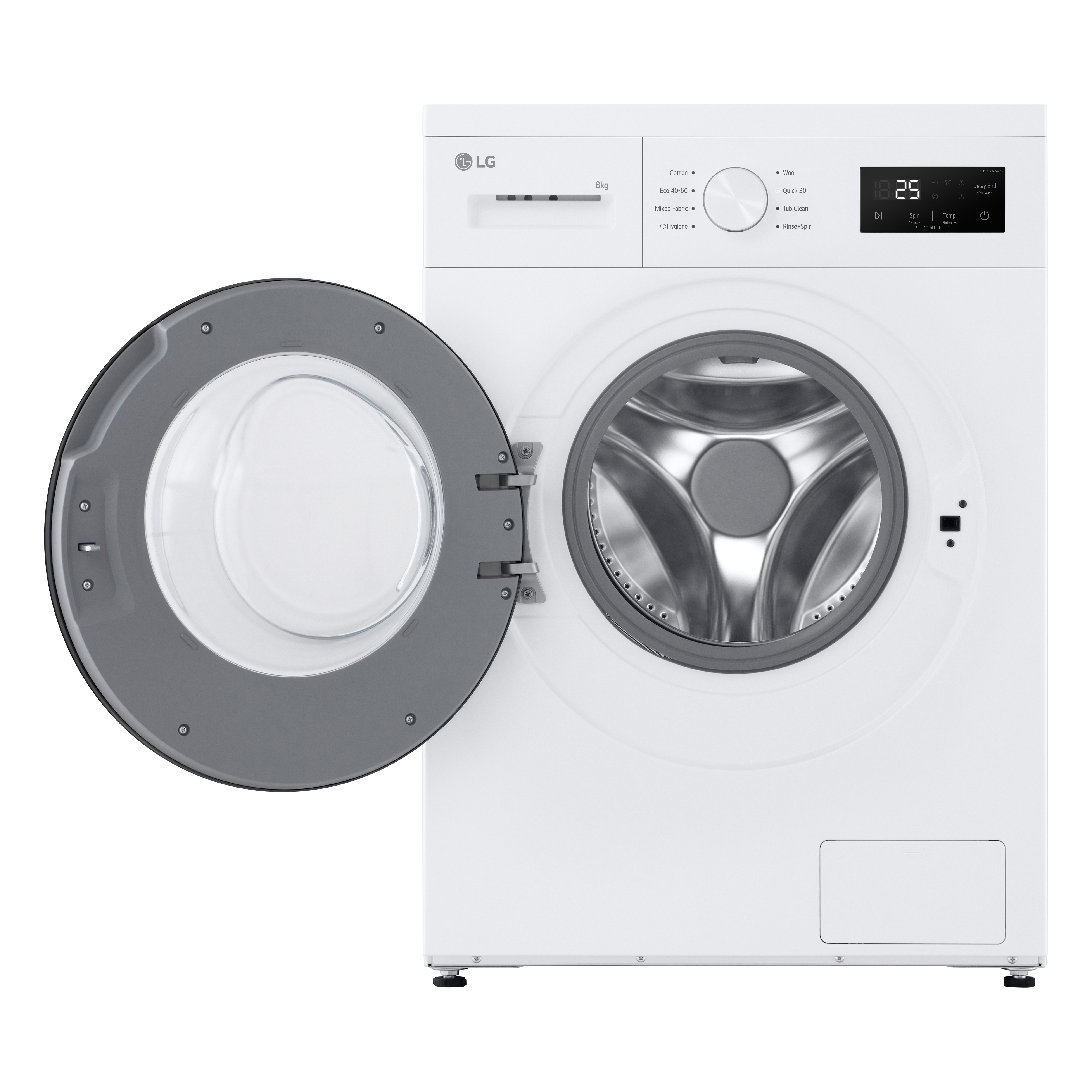 LG F4A10S8NWK 8kg 1400 Spin  Washing Machine - White