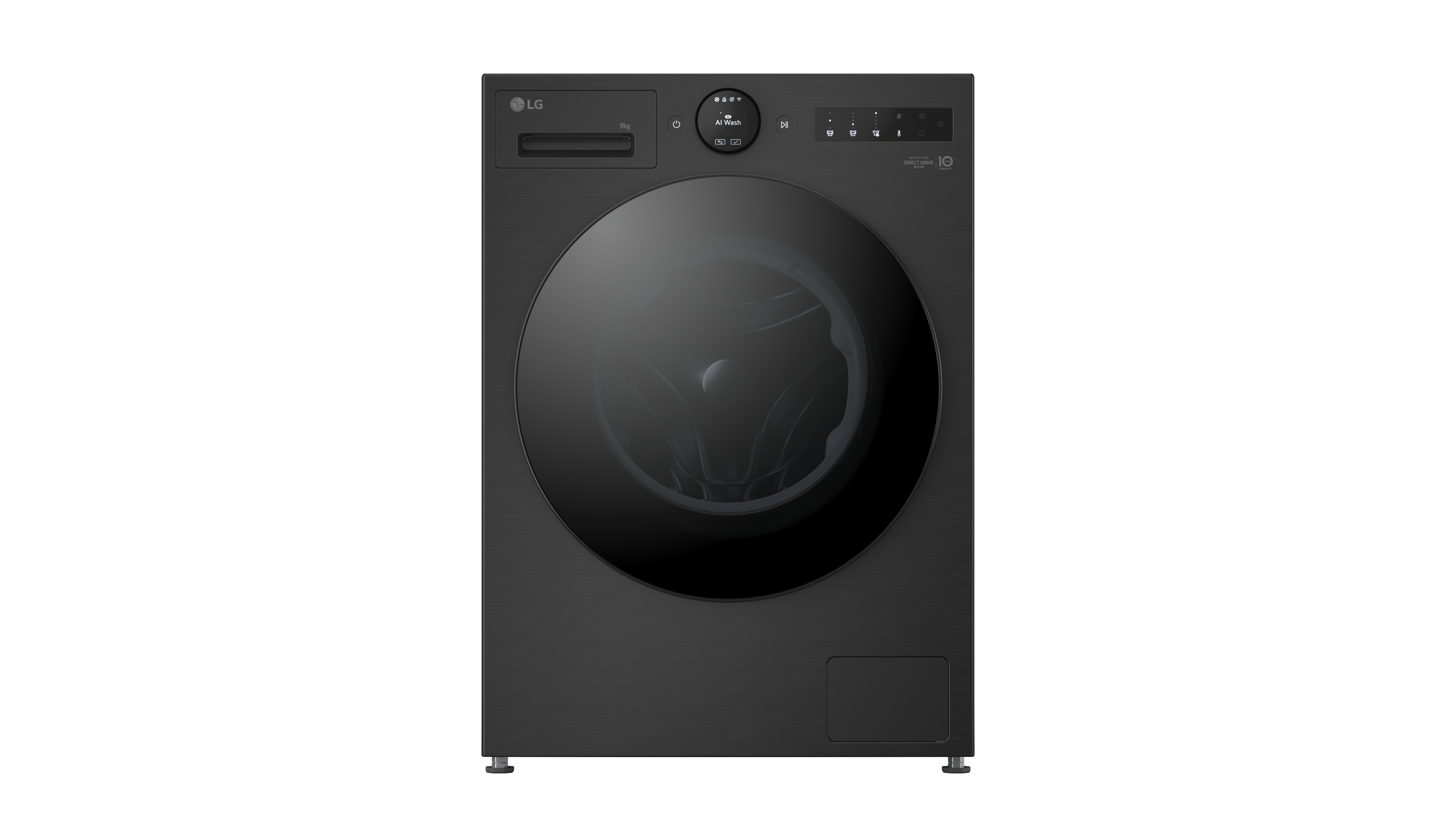 LG F4X7009TBB 9kg 1400 Spin Washing Machine - Black
