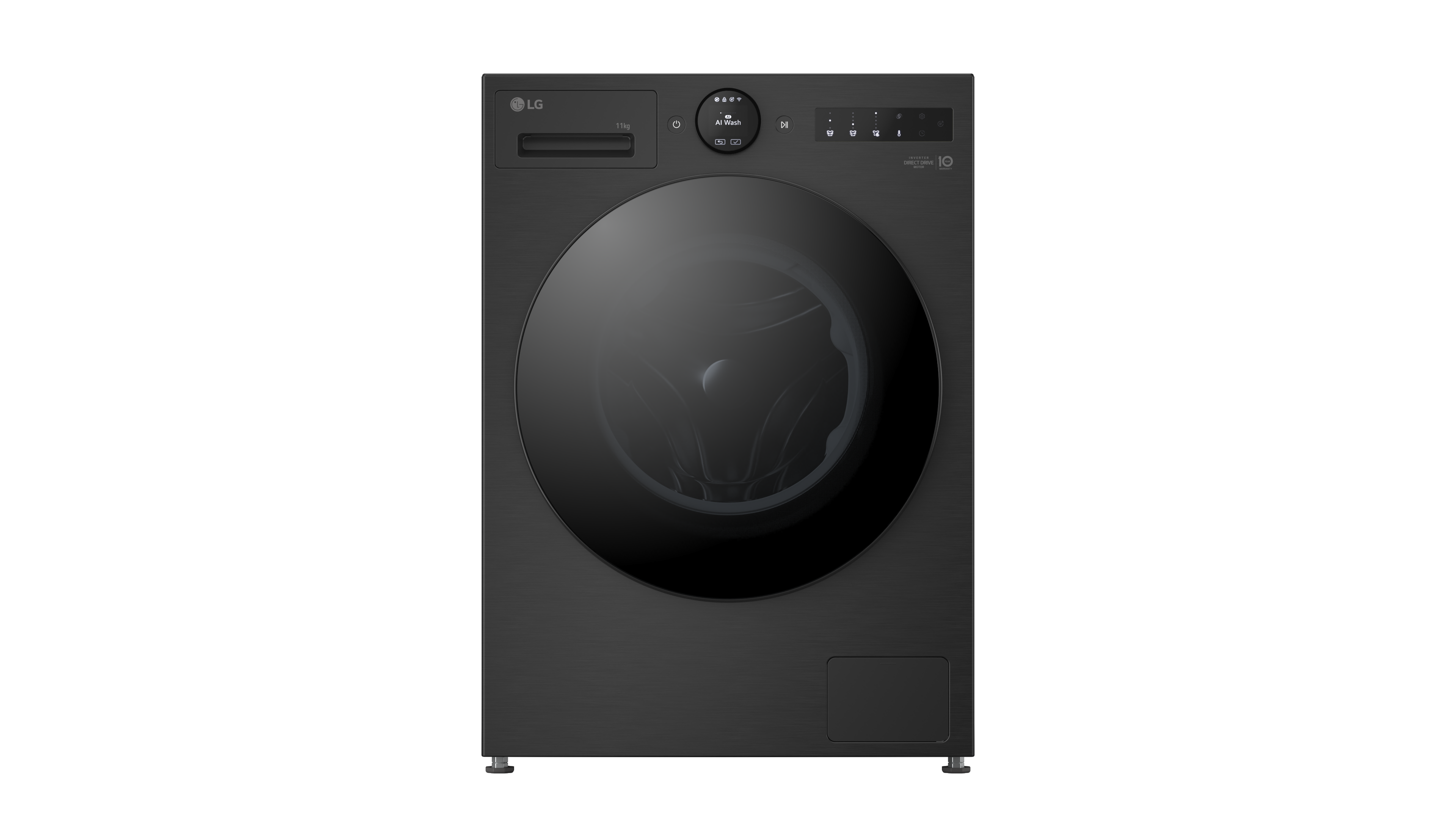 LG F4X7011TBB 11kg 1400 Spin Washing Machine - Black
