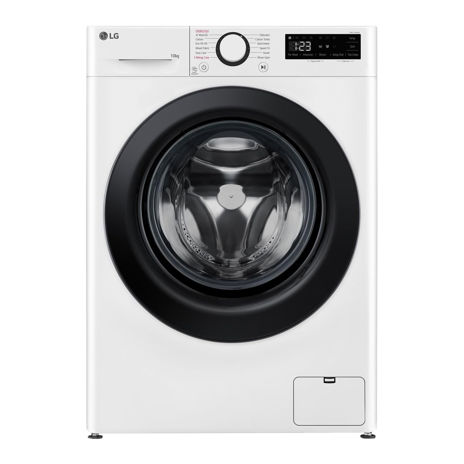 LG Series 4 AI Direct Drive F4Y510WBLN1 - 10 kg Washing Machine - White