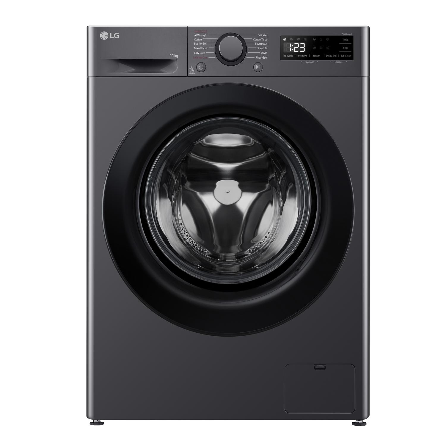 LG Series 4 AI Direct Drive F4Y511GBLN1 - 11 kg Washing Machine - Slate Grey