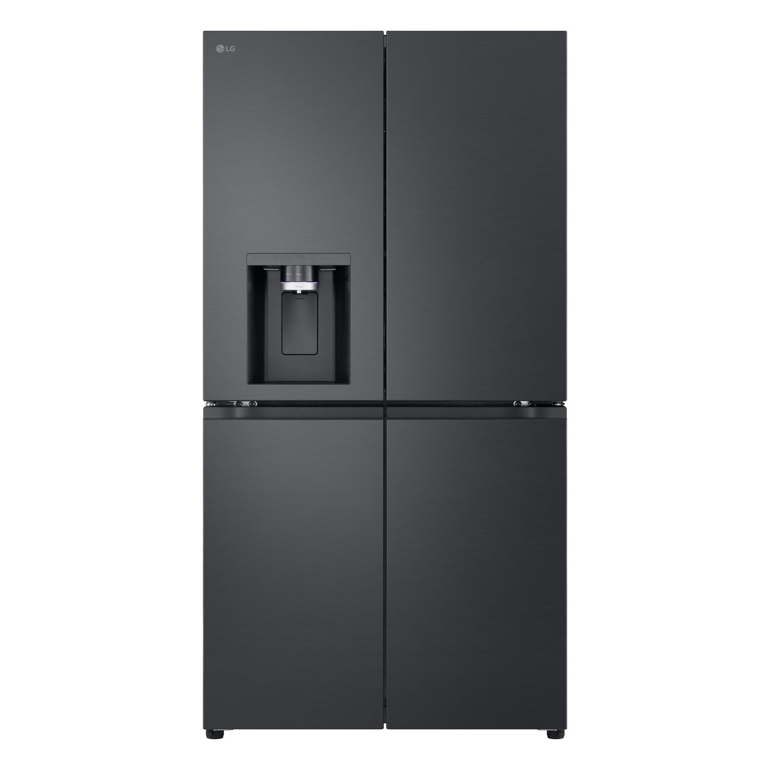 LG GMF960EV4E 91.4cm 50/50 Frost Free American Fridge Freezer - Essence Black Steel