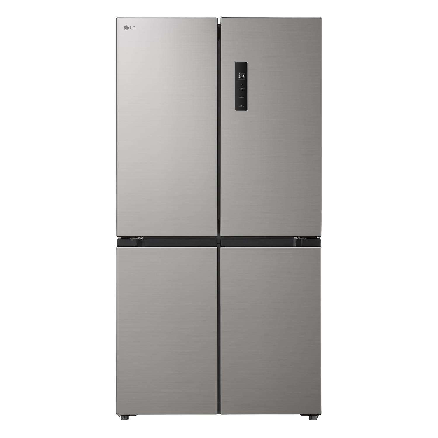 LG GMM41MSBEM 83.3cm Frost Free American Fridge Freezer - Silver