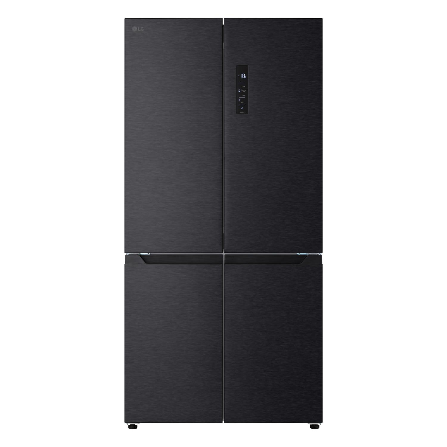 LG GMM42ABBEH No Frost American Fridge Freezer - Matte Black