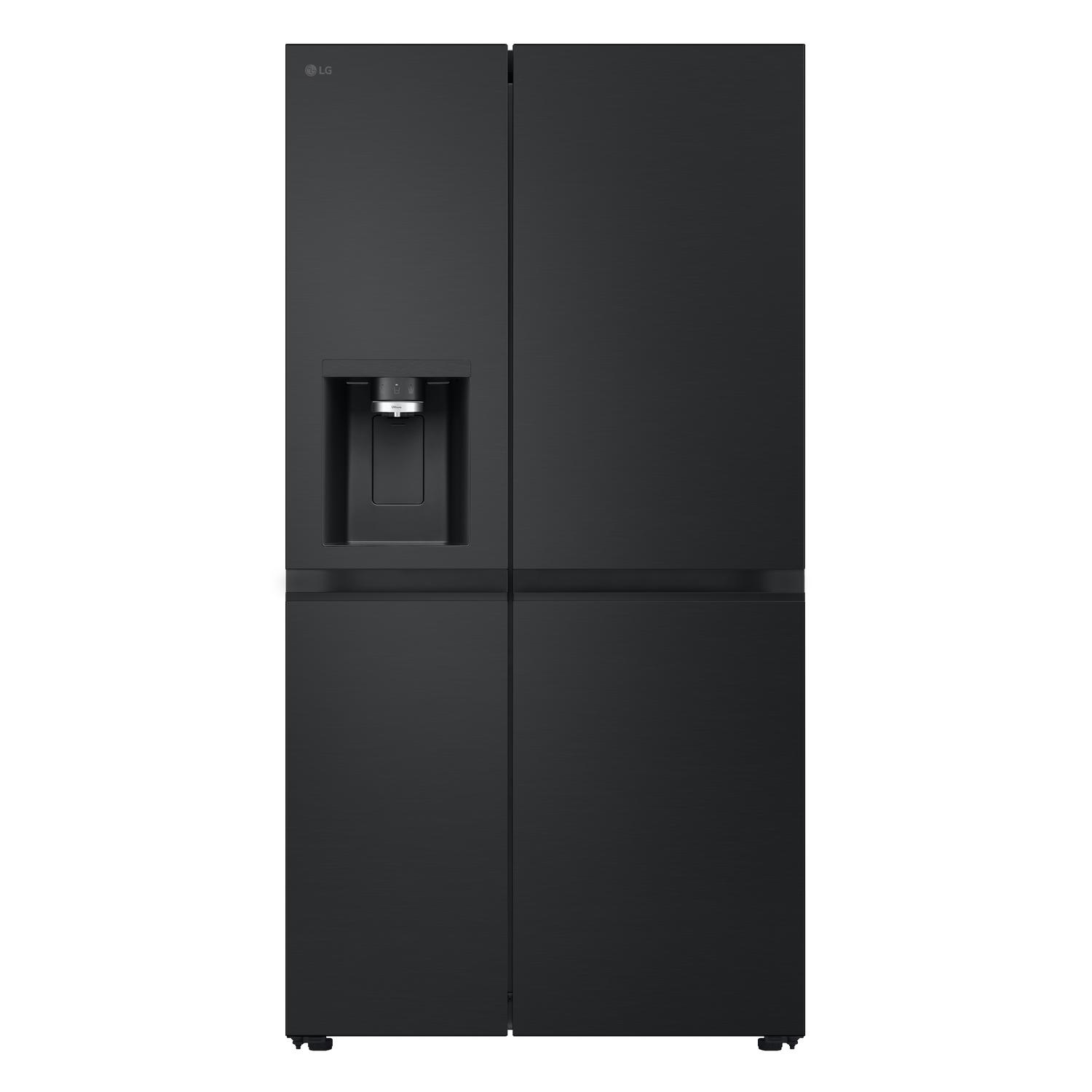 LG GSLE81EPBD 91.3cm Total No Frost American Fridge Freezer - Essence Matte Black
