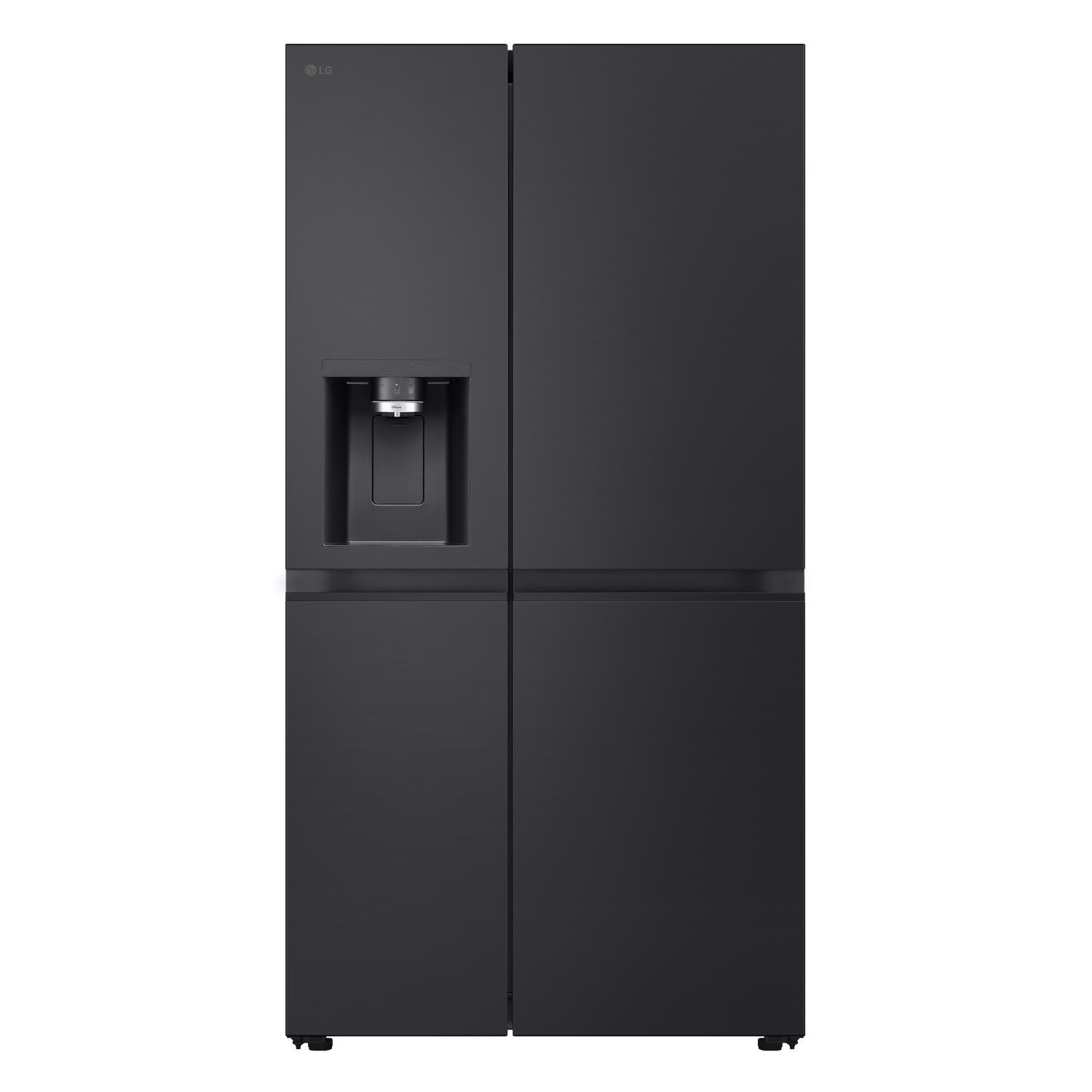 LG GSLE91EVAB 97.2cm 60/40 Total No Frost American Fridge Freezer - Black Steel