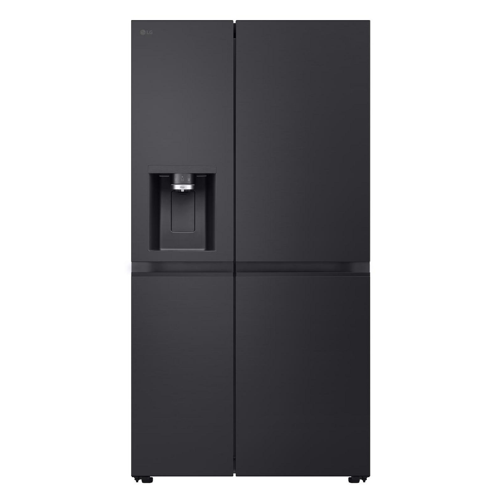 LG GSLE91EVAB 97.2cm 60/40 Total No Frost American Fridge Freezer - Black Steel