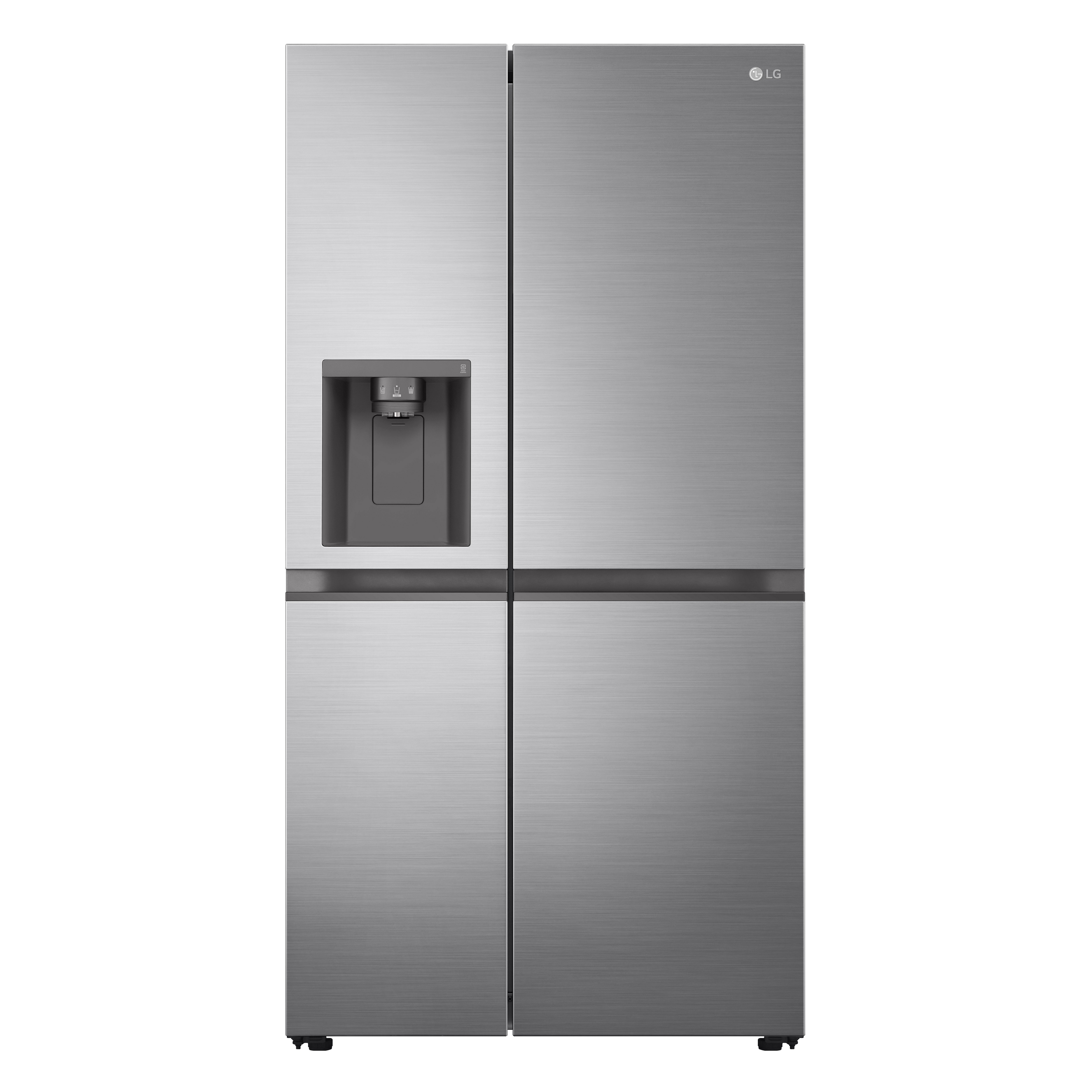 LG GSLV50PZXL 91.3cm Plumbed Frost Free American Style Fridge Freezer - Shiny Steel